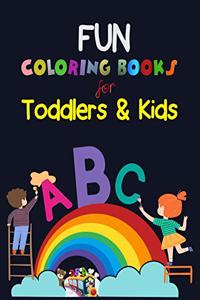 Fun Coloring Books for Toddlers & Kids