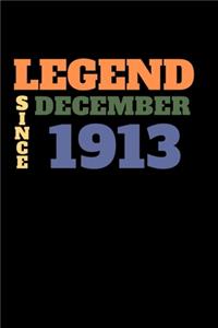 Legend since December 1913