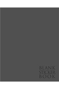 Blank Sticker Book