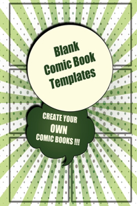 Blank Comic Book Templates