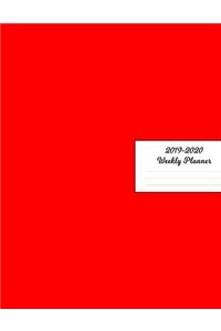 2019 - 2020 Weekly Planner