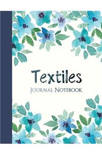 Textiles Journal Notebook