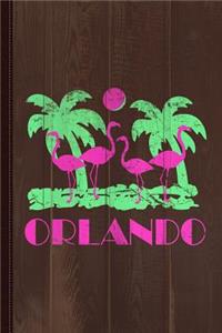 Retro Orlando Florida Journal Notebook