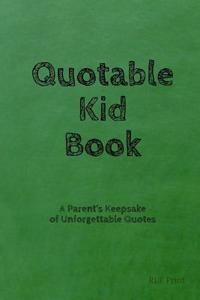 Quotable Kid Book