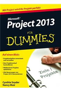 Microsoft Project 2013 fur Dummies