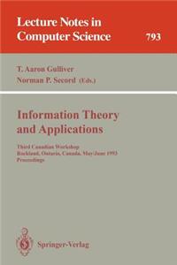 Information Theory and Applications