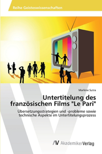 Untertitelung des französischen Films 