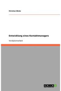 Entwicklung eines Kontaktmanagers