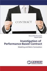 Investigation of Performance-Based Contract