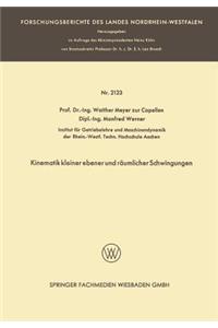 Kinematik Kleiner Ebener Und Räumlicher Schwingungen