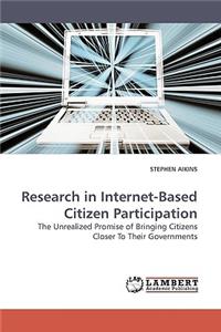 Research in Internet-Based Citizen Participation