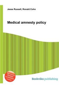 Medical Amnesty Policy