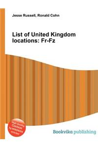 List of United Kingdom Locations