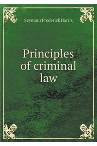 Principles of Criminal Law