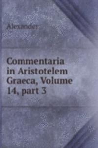 Commentaria in Aristotelem Graeca, Volume 14, part 3