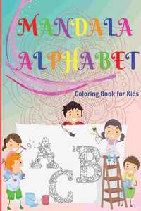 Mandala Alphabet Coloring Book for Kids