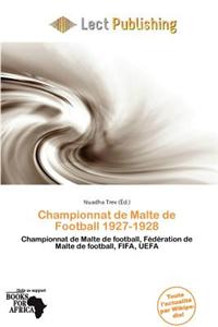Championnat de Malte de Football 1927-1928