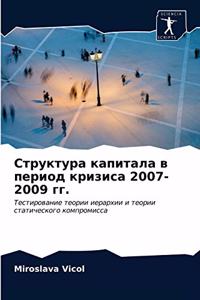 Структура капитала в период кризиса 2007-2009 гг.