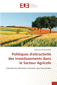 Politiques d'attractivité des investissements dans le Secteur Agricole