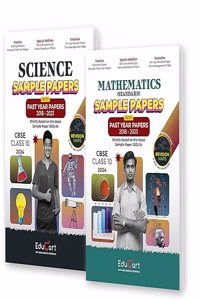 Educart CBSE Class 10 Sample Papers Bundle - Science & Maths 2023-24 (Introducing Revision Maps and Past Year Papers) 2024