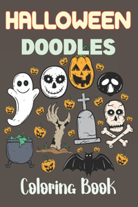 Halloween Doodles Coloring Book