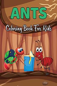 Ants Coloring Book for Kids