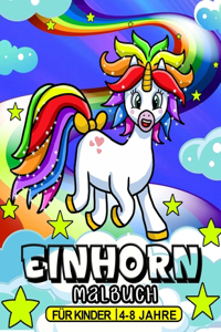 Einhorn Malbuch für Kinder 4-8 jahre