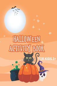 Halloween activity book for kids 3+