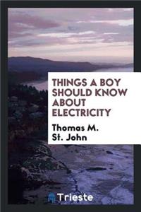 Things a Boy Should Know about Electricity