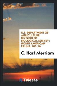U.S. Department of Agriculture; Division of Biological Survey