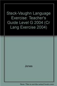 Steck-Vaughn Language Exercises: Teacher's Guide Grade 7 Level G 2004