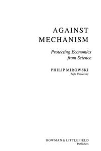 Against Mechanism