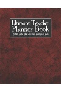 Ultimate Teacher Planner Book Undated Gothic Style Classroom Management Book