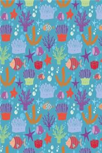 Blue seabed notebook