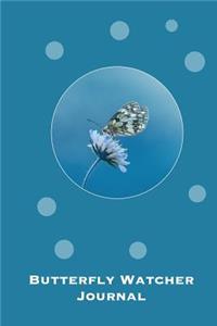 Butterfly Watcher Journal Blue Bubbles
