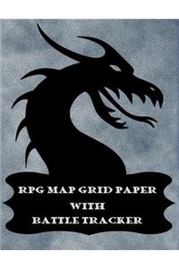 RPG Map Grid Paper With Battle Tracker