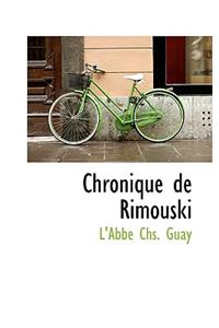 Chronique de Rimouski
