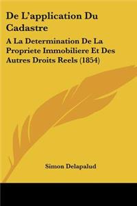 De L'application Du Cadastre