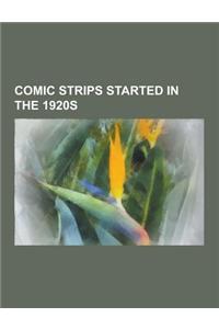 Comic Strips Started in the 1920s