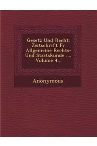 Gesetz Und Recht
