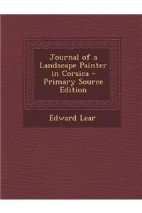 Journal of a Landscape Painter in Corsica