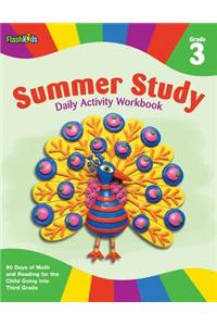 Summer Study Daily Activity Workbook: Grade 3 (Flash Kids Summer Study