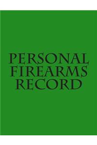Personal Firearms Record