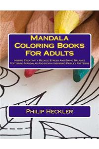 Mandala Coloring Books For Adults