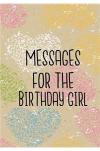 Messages For The Birthday Girl