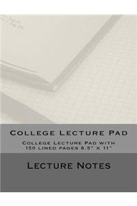 College Lecture Pad