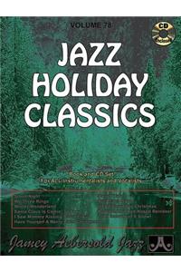 Jamey Aebersold Jazz -- Jazz Holiday Classics, Vol 78