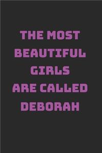 Deborah Girl Woman Notebook