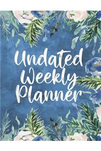 Undated Weekly Planner