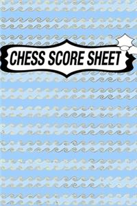 Chess Score Sheet